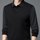 [Leve 4, Pague Só 2] Camisa Polo Elegance Masculina de Algodão Aveludado e Poliéster + Relógio, Cinto e Carteira Grátis