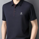 [Leve 5, Pague Só 3] Camisa Polo Brenori Masculina de Manga Curta em Algodão de Seda Mulberry, Poliéster e Elastano