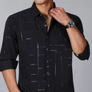 [Leve 5, Pague Só 3] Camisa Social Acetinada de Manga Longa Casual Luzian em 83% Algodão Peruano, 11% Seda Gelo e 6% Elastano + Brindes: Cinto, Relógio e Carteira