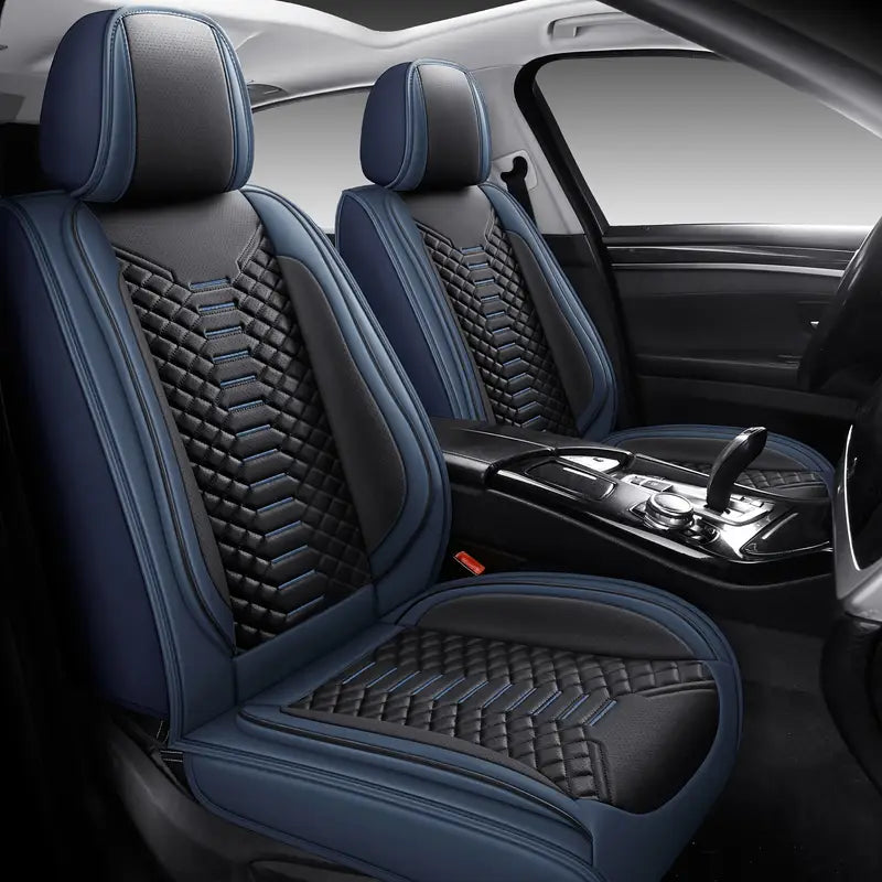 [Modelo Universal!] Kit Completo de Capa Para Banco de Carro Venezian em Couro Premium + BRINDE: Kit Tapetes Automotivos