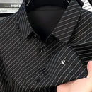 [Leve 5, Pague Só 3] Camisa Social Valmor Masculina de Manga Curta em Algodão Supima, Modal e Viscose + Porta-Cartão, Caneta Executiva e Relógio de Couro Grátis