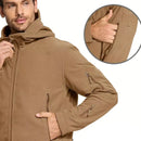 [Leve 3, Pague Só 2] Kit com 3 Jaquetas Masculinas Cold com Forro Térmico e Tecido de Poliamida e Algodão + BRINDES: Cinto, Carteira e Relógio