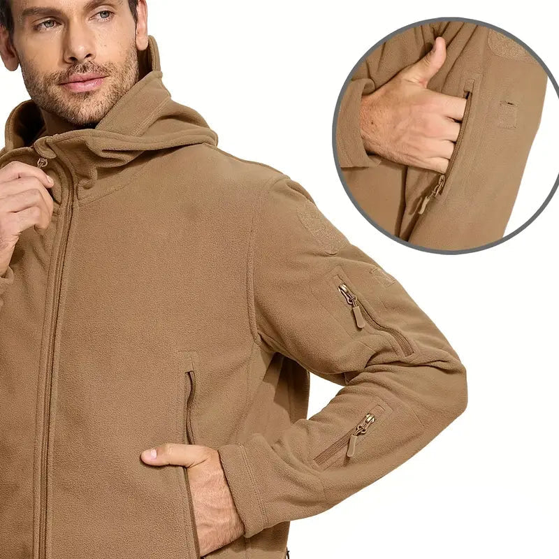 [Leve 3, Pague Só 2] Kit com 3 Jaquetas Masculinas Cold com Forro Térmico e Tecido de Poliamida e Algodão + BRINDES: Cinto, Carteira e Relógio