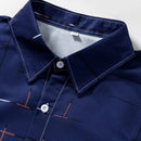 [Leve 5, Pague Só 3] Camisa Social Acetinada de Manga Longa Casual Luzian em 83% Algodão Peruano, 11% Seda Gelo e 6% Elastano + Brindes: Cinto, Relógio e Carteira