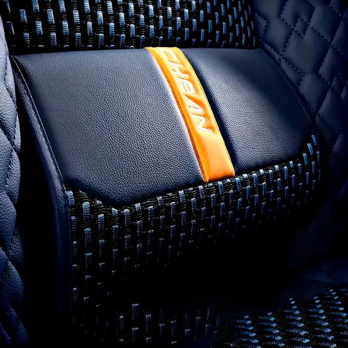 [Design Universal] Kit Capa Para Banco de Carro Noxil em Couro Legítimo + Brindes: Tapetes Automotivos e Capa de Volante