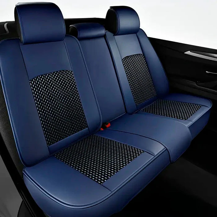 [Design Universal] Kit Capa Para Banco de Carro Noxil em Couro Legítimo + Brindes: Tapetes Automotivos e Capa de Volante