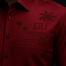 [Leve 5, Pague Só 3] Camisa Manga Longa Casual Iceshirt em Seda Gelo e Poliéster + Cinto, Carteira e Relógio de BRINDE