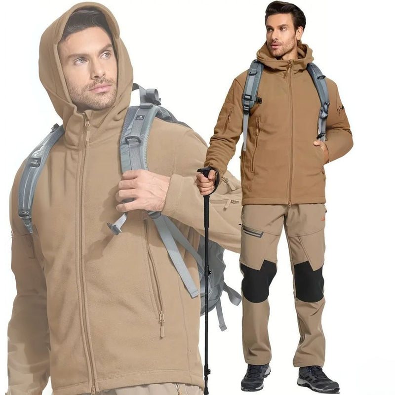 [Leve 3, Pague Só 2] Kit com 3 Jaquetas Masculinas Cold com Forro Térmico e Tecido de Poliamida e Algodão + BRINDES: Cinto, Carteira e Relógio