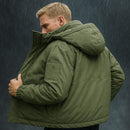 [Leve 2, Pague Só 1] Kit com 2 Jaquetas Masculinas Lenon com Forro Térmico e Tecido de Poliéster, Algodão e Seda Gelada + BRINDES: Cinto, Carteira e Relógio