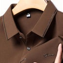 [Leve 5, Pague Só 3] Camisa Polo Vernassi Masculina Manga Longa em Lã de Seda Mulberry, Modal e Viscose + Porta-Cartão, Caneta Executiva e Relógio de Couro Grátis