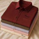 [Leve 5, Pague Só 3] Camisa Polo Riviero Masculina em Seda Natural de Amoreira, Poliéster e Rayon + Relógio, Cinto e Carteira de Brinde