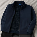 [Leve 4, Pague Só 2] Jaqueta Ravani Masculina de Veludo em Lã de Cordeiro e Poliéster + Relógio, Cinto e Carteira Grátis