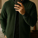 [Leve 4, Pague Só 2] Jaqueta Ravani Masculina de Veludo em Lã de Cordeiro e Poliéster + Relógio, Cinto e Carteira Grátis