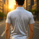 [Leve 5, Pague Só 3] Camisa Social Valmor Masculina de Manga Curta em Algodão Supima, Modal e Viscose + Porta-Cartão, Caneta Executiva e Relógio de Couro Grátis