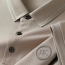 [Leve 5, Pague Só 3] Camisa Polo Brenori Masculina de Manga Curta em Algodão de Seda Mulberry, Poliéster e Elastano