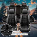 [Modelo Universal!] Kit Completo de Capa Para Banco de Carro Elegance Drive em Couro Premium + BRINDE: Kit Tapetes Automotivos