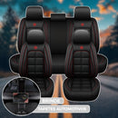 [Modelo Universal!] Kit Completo de Capa Para Banco de Carro Elegance Drive em Couro Premium + BRINDE: Kit Tapetes Automotivos