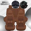 [Design Universal] Kit Capa Para Banco de Carro Noxil em Couro Legítimo + Brindes: Tapetes Automotivos e Capa de Volante