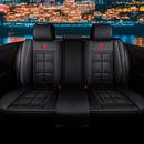 [Modelo Universal!] Kit Completo de Capa Para Banco de Carro Elegance Drive em Couro Premium + BRINDE: Kit Tapetes Automotivos