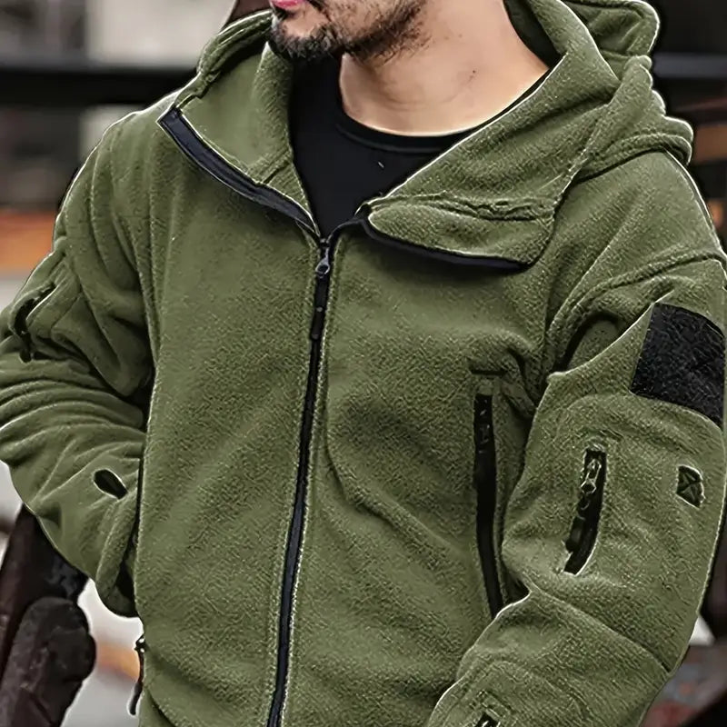 [Leve 3, Pague Só 2] Kit com 3 Jaquetas Masculinas Cold com Forro Térmico e Tecido de Poliamida e Algodão + BRINDES: Cinto, Carteira e Relógio