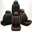 [Modelo Universal!] Kit Completo de Capa Para Banco de Carro Elegance Drive em Couro Premium + BRINDE: Kit Tapetes Automotivos