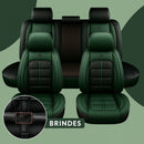 [Modelo Universal!] Kit Completo de Capa Para Banco de Carro Voltrix em Couro Premium + BRINDE: Kit Tapetes Automotivos