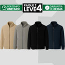 [Leve 4, Pague Só 2] Jaqueta Ravani Masculina de Veludo em Lã de Cordeiro e Poliéster + Relógio, Cinto e Carteira Grátis