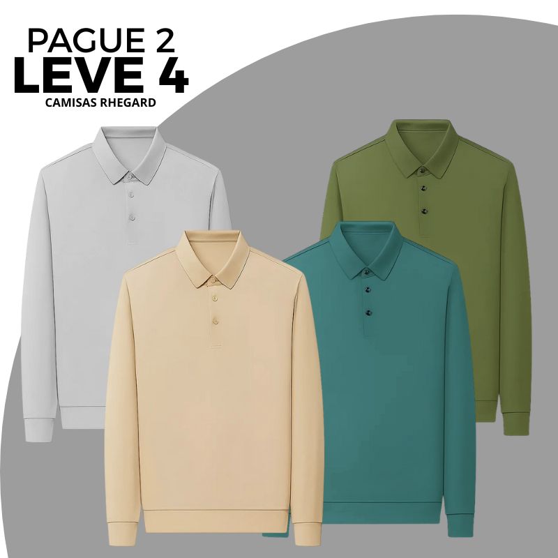 [Leve 4, Pague Só 2] Camisa Social de Manga Curta Mabello Masculina em Seda Natural, Poliéster e Rayon + Cinto, Carteira e Relógio GRÁTIS