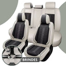 [Modelo Universal!] Kit Completo de Capa Para Banco de Carro Venezian em Couro Premium + BRINDE: Kit Tapetes Automotivos