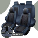 [Modelo Universal!] Kit Completo de Capa Para Banco de Carro Venezian em Couro Premium + BRINDE: Kit Tapetes Automotivos