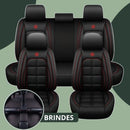 [Modelo Universal!] Kit Completo de Capa Para Banco de Carro Voltrix em Couro Premium + BRINDE: Kit Tapetes Automotivos