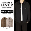 [PAGUE 1 LEVE 2] Jaqueta Masculina Bernard em Tecido Premium Com Tecnologia Térmica + 3 BRINDES: Cinto, Carteira e Relógio