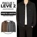 [PAGUE 1 LEVE 2] Jaqueta Masculina Bernard em Tecido Premium Com Tecnologia Térmica + 3 BRINDES: Cinto, Carteira e Relógio