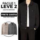 [PAGUE 1 LEVE 2] Jaqueta Masculina Bernard em Tecido Premium Com Tecnologia Térmica + 3 BRINDES: Cinto, Carteira e Relógio