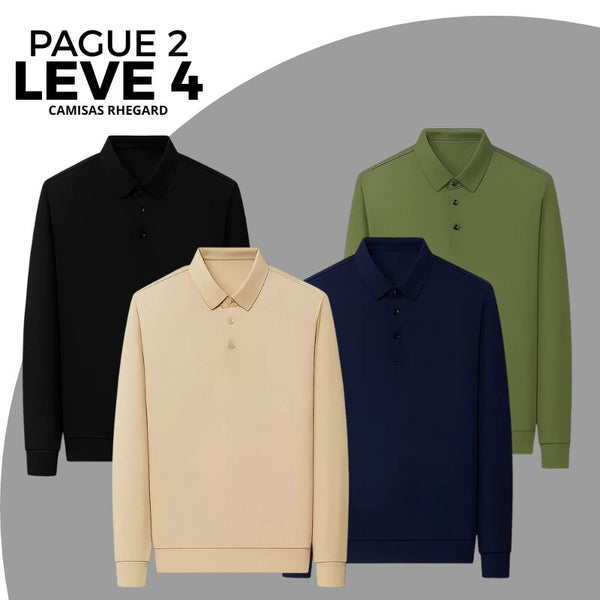 [Leve 4, Pague Só 2] Camisa Social de Manga Curta Mabello Masculina em Seda Natural, Poliéster e Rayon + Cinto, Carteira e Relógio GRÁTIS