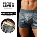 [Leve 8, Pague Só 4] Kit Com 8 Cuecas Veluxe Premium em Seda Árabe (Você Não Vai Mais Querer Usar Outra!)