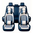 [Design Universal] Kit Capa Para Banco de Carro Autoluxe em Couro Legítimo com AirBag + Brindes: Tapetes Automotivos e Capa de Volante