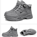 Bota Masculina Vortex com Amarração por Polia Discreta em Couro Legítimo + Cinto, Carteira e Relógio de Brinde