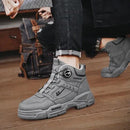 Kit Bota Militar Warrior Masculina de Couro Legitimo + 3 BRINDES: Cinto, Relógio e Carteira